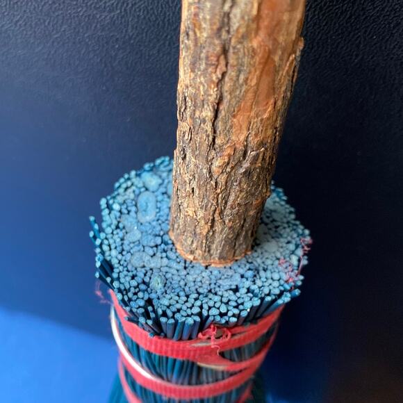 VTG Hearth Fireplace Whisk Broom Witch Handmade Primitive Berea College Student - Picture 7 of 12